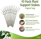 Plant Support Stakes for Indoor & Outdoor Use, Durable Trellis Alternative for - Image 2