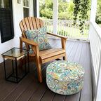 LVTXIII Outdoor/Indoor Inflatable Stool Ottoman, All Weather Patio Footrest Pouf - Image 2