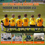 VEVOR Plastic Folding Bench, 6ft Portable Folding Bench, Smooth High Density - Image 9