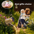 2 Pack Solar Watering Can with Lights, Solar Outdoor Garden Decor Waterproof - Image 6