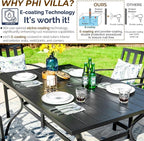 PHI VILLA 7 Piece Outdoor Dining Set - Image 2