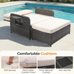VINGLI Patio Daybed, Wicker Outdoor Daybed - Image 6