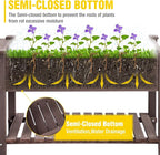 Aivituvin Raised Garden Bed on Wheels, Elevated Plant Boxes Outdoor Large - Image 3
