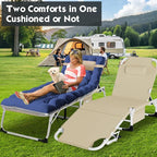 MOPHOTO Oversized Beach Lounge Chair, 5-Position Adjustable Tanning Chair - Image 3