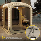 East Oak Screen House Tent Pop-Up, Portable Screen Room Canopy Instant Screen - Image 8