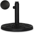 Backyard Expressions 20 lb Round Patio Umbrella Base – Heavy Duty Resin-Coated by BackyardExpressions