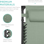 Best Choice Products 30” Wide Folding Zero Gravity Outdoor Recliner Patio - Image 7