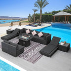 NICESOUL 11 Piece Patio Furniture Set - Image 2