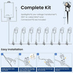 All-in-One Outdoor Low Voltage Landscape Lighting Kit, LED Landscape Spot Lights - Image 7