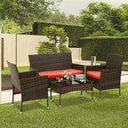 PayLessHere Outdoor Furniture Set 4 Pcs Modular Patio Furniture Set Water - Image 8