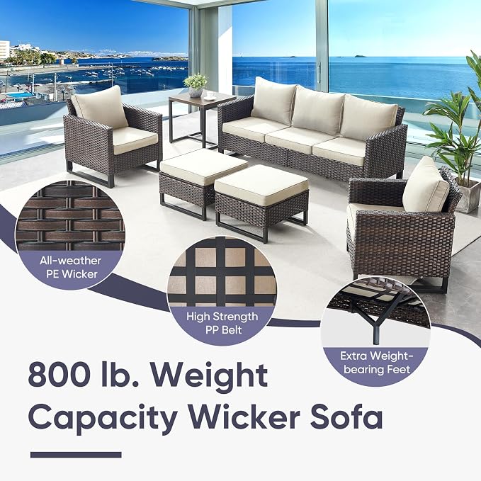 Belord 7 Pieces Patio Furniture Set - Image 6