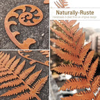 Metal Flowers for Outside, Garden Stakes Decorative, Flower Bed Decor Plant - Image 5