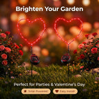 Solar Heart Garden Stake Light - Image 3