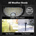AloftSun Solar Motion Sensor Outdoor Lights, Waterproof Motion Sensor Spot - Image 8