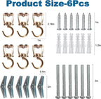 ONIKK Ceiling Hooks for Hanging Plants, Heavy Duty Metal Plant Hooks, Screw in - Image 7