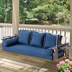 3 Seat Porch Swing, Patio Swing Bench by YALISSEY