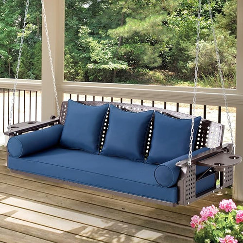 3 Seat Porch Swing, Patio Swing Bench by YALISSEY