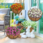ZeeDix 2 Pack 20 Inch Large Hanging Baskets - Image 4