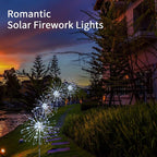 JJGoo Solar Firework Lights, 2 Pack 120 LEDs 2 Lighting Modes Solar Garden - Image 6