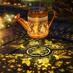 2 Pack Solar Lanterns Outdoor Waterproof, Hummingbird Watering Can Garden Decor - Image 2