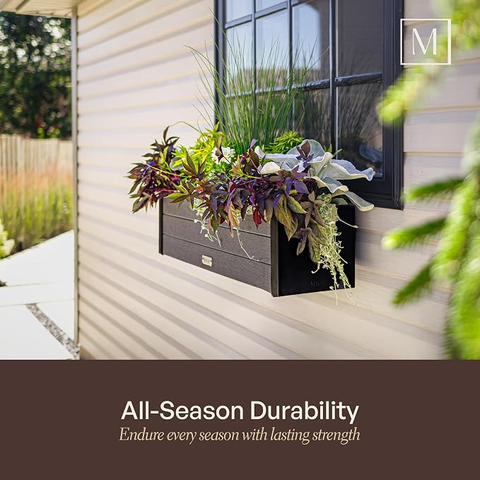 Mayne Vista 4ft Modern Window Box Planter - Image 5