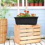 GREANER Rectangle Planters for Indoor Plants, 6 Pack 16.9x7.48 Inch Large - Image 6