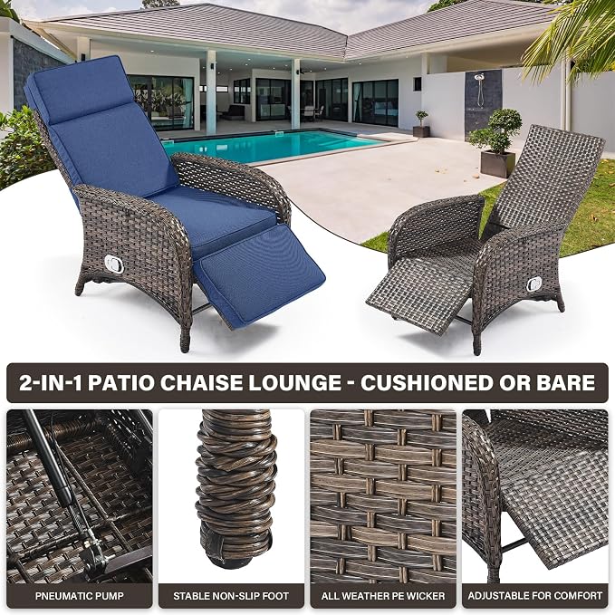 Belord Versatile Outdoor Recliner Chair - Image 6
