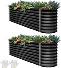 YITAHOME 24" Tall 9 in 1 Large Raised Garden Bed Kit, Outdoor Above Ground by YITAHOME