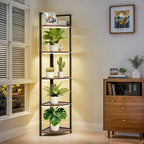 Corner Plant Stand with Grow Light Shelf 5 Tiered Plant Stand 59” Tall Flower by Unknown