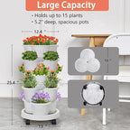 VECELO 5 Tier Vertical Garden Planter, Self Watering Stackable Planters - Image 5