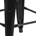 Flash Furniture 30"H Commercial Modern Metal Backless Barstool, Indoor/Outdoor - Image 8