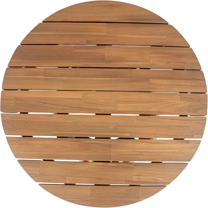 Merax Outdoor Acacia Wood Conversation Set - Image 3