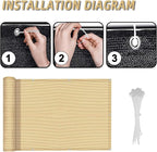 LOVE STORY Balcony Privacy Screen, UV Protection and Weather-Resistant - Image 2