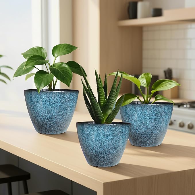 8 inch Plant Pots, Flower Pots for Garden Home Decor - Image 7