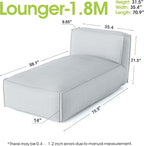 Outdoor Bean Bed Chair Sun Lounger, Outdoor Couch Sofa - Image 2