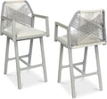 Best Choice Products Outdoor Bar Stools Set of 2, Bar Height, 360° Swivel by BestChoiceProducts
