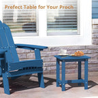 LUE BONA Outdoor Side Table, HDPS Small Outdoor Table, Adirondack Side Table - Image 5