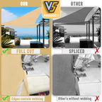 LOVE STORY Custom Size 11'x11'x11' Sand Sun Shade Sail Triangle Sunhsade Fabric - Image 7
