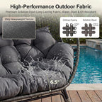 NICESOUL Luxury Double Egg Chair - Image 7
