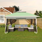 Canopy Tent 12x12 ft, Pop Up Gazebo One-Push Setup by GarveeLife