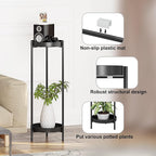 Metal Black Tall Plant Stand Indoor or Outdoor - Image 2