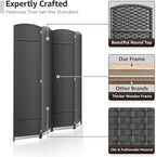 Sorbus 4 Panel Room Divider 6 ft. Tall - Image 3