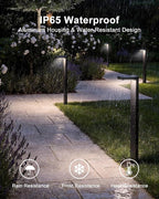 Low Voltage Landscape Lights, 6 Pack Outdoor LED Pathway Light, Wired Path - Image 2