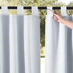NICETOWN 2 Panels Patio Curtainss Outdoor Waterproof by NICETOWN