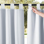 NICETOWN 2 Pieces Outdoor Patio Curtains Waterproof by NICETOWN