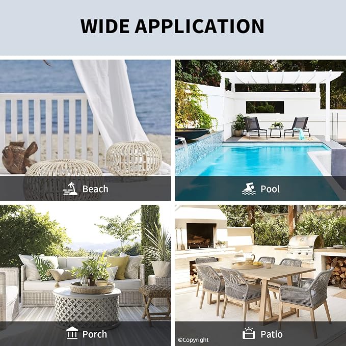 Outdoor Indoor Curtains W105 x L84 - Image 8