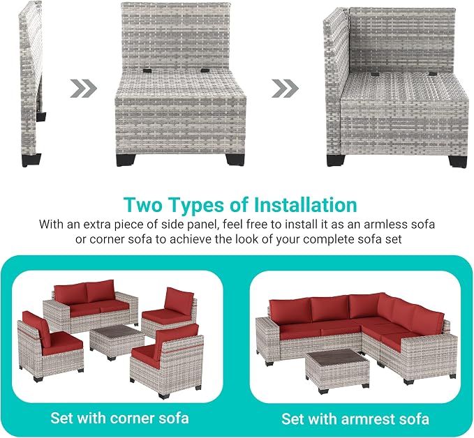 16-Piece Outdoor Patio Furniture Set - Image 3