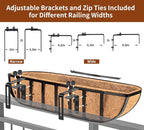 4pcs 24" Window Box Deck Railing Planter - Image 4