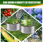 17" Tall Elevated Round Metal Rised Garden Bed- 3.3'x3.3' in Size and 0.8MM - Image 6