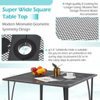 AECOJOY 39.4" Outdoor Patio Dining Table - Image 6